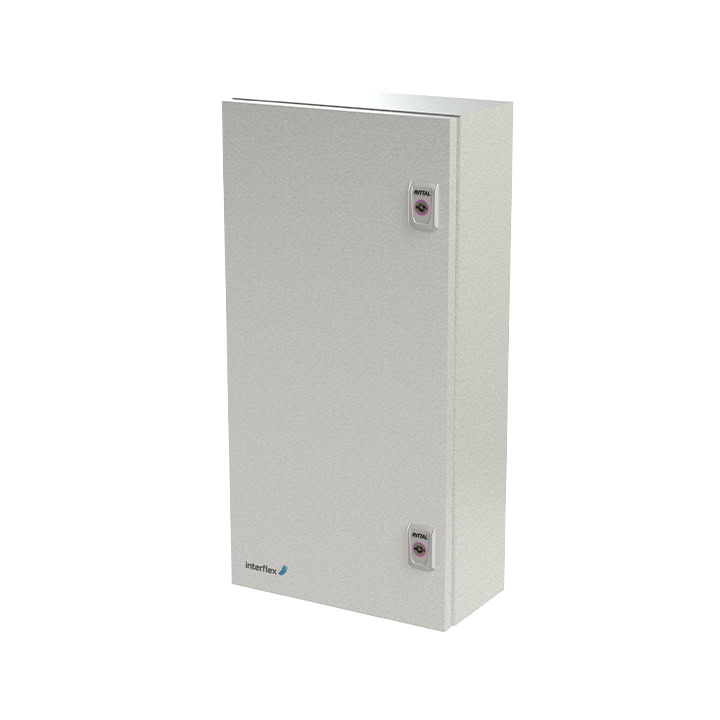 Half zijaanzicht van de IF-distributeur voor maximaal 4 deuren