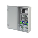 Half zijaanzicht van de IF-distributeur voor maximaal 4 deuren