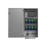 Frontansicht IF-Verteiler für 8 Türen geöffnet