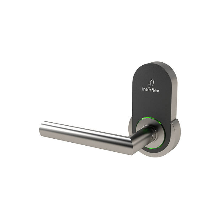 Halb-Seitenansicht elektronischer L-Türdrücker IF-271 Door Handle