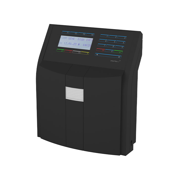 Halb-Seitenansicht Terminal für Zeiterfassung IF-4735