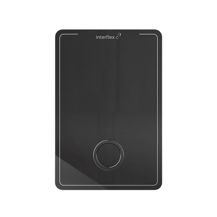 Vue de face du terminal d'accès extérieur IF-800 en noir