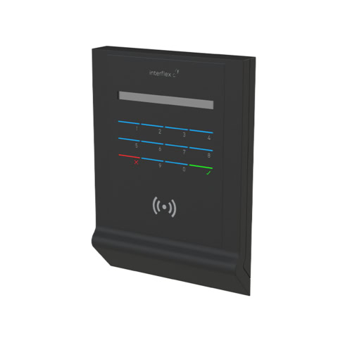 Halb-Seitenansicht Terminal für Zutrittskontrolle IF-811