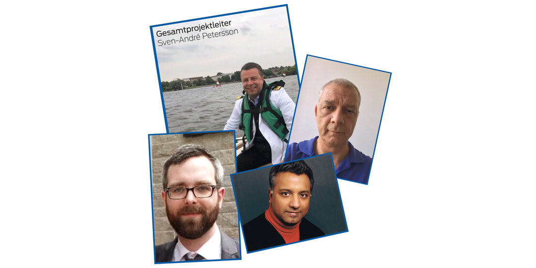 Bildcollage eines Interflex-Projektteams