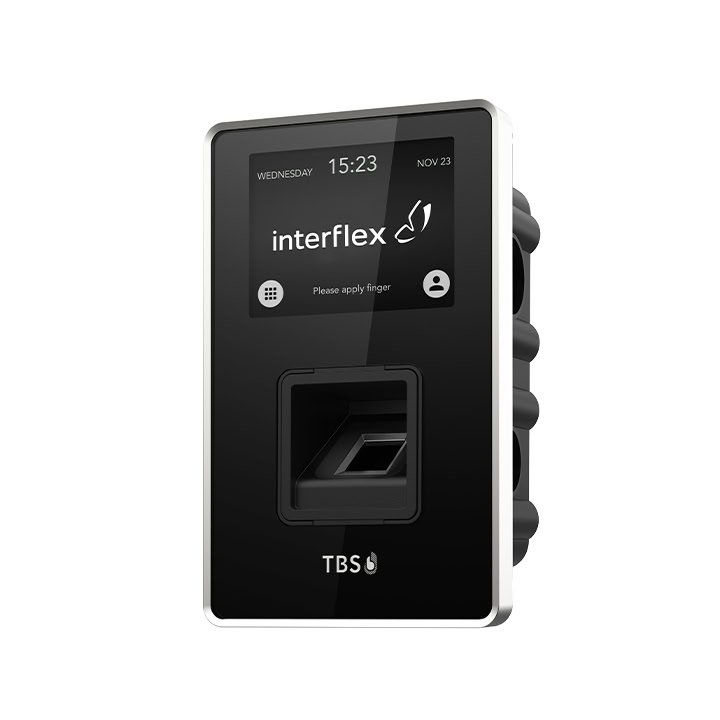 Half side view of the fingerprint scanner TBS 2D SENSE