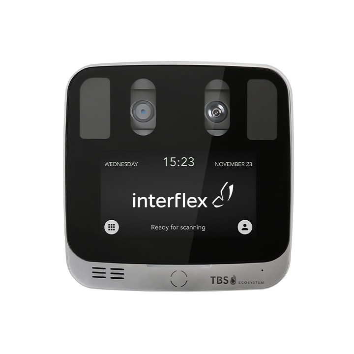 Frontansicht Iris-Scanner 3D LIGHT