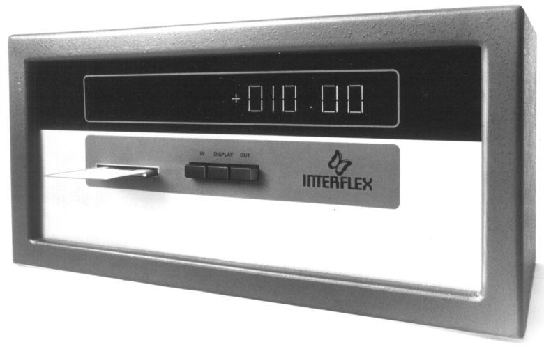 Registratieterminal voor het Systeem 256 van Interflex